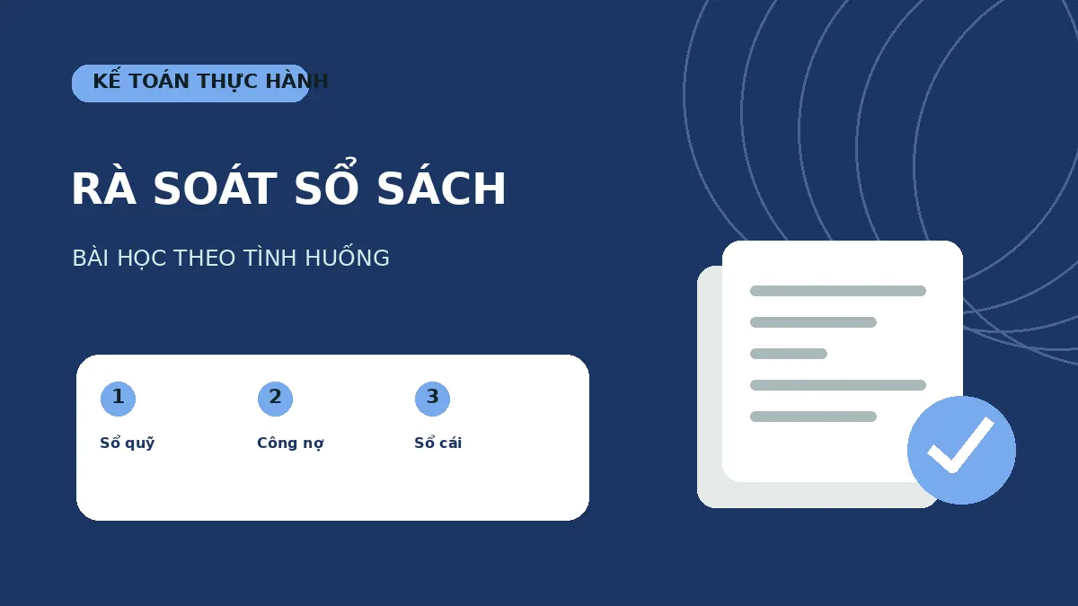 Bìa bảng kiểm rà soát sổ sách kế toán
